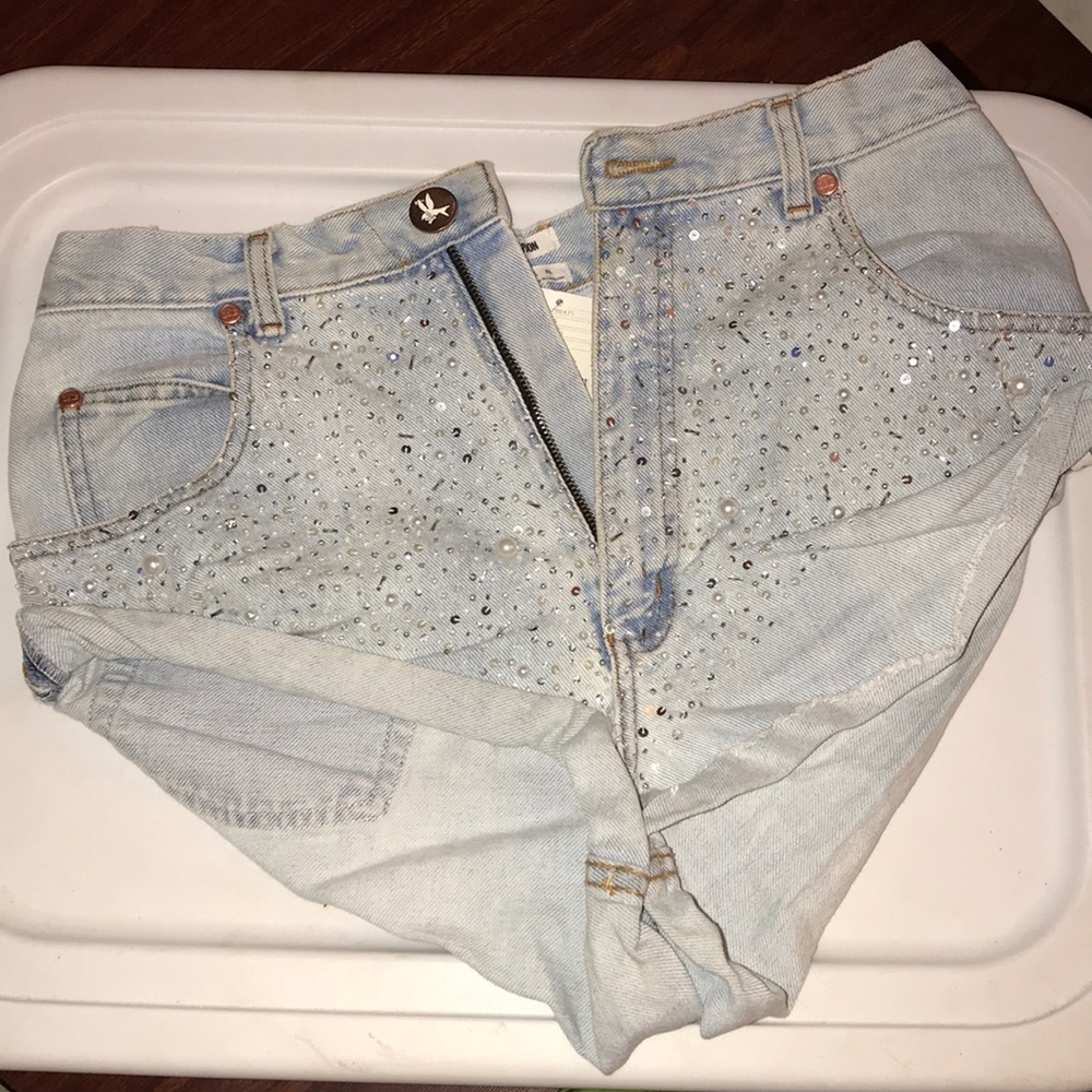 One teaspoon embellished shorts